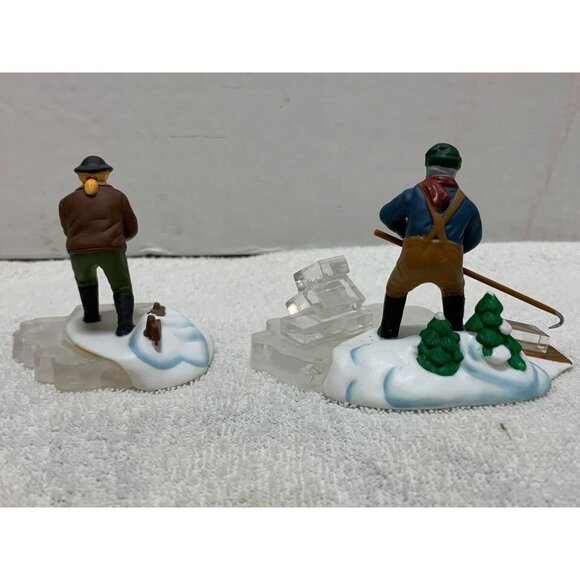 Dept 56 Blue Star Ice Harvesters New England Village Christmas Accessory - 1988 - Picture 6 of 10
